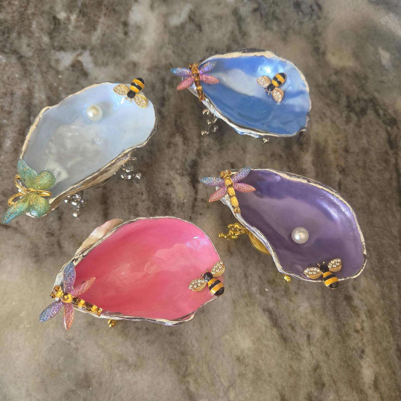 Jewel-Tone Miniature Shells