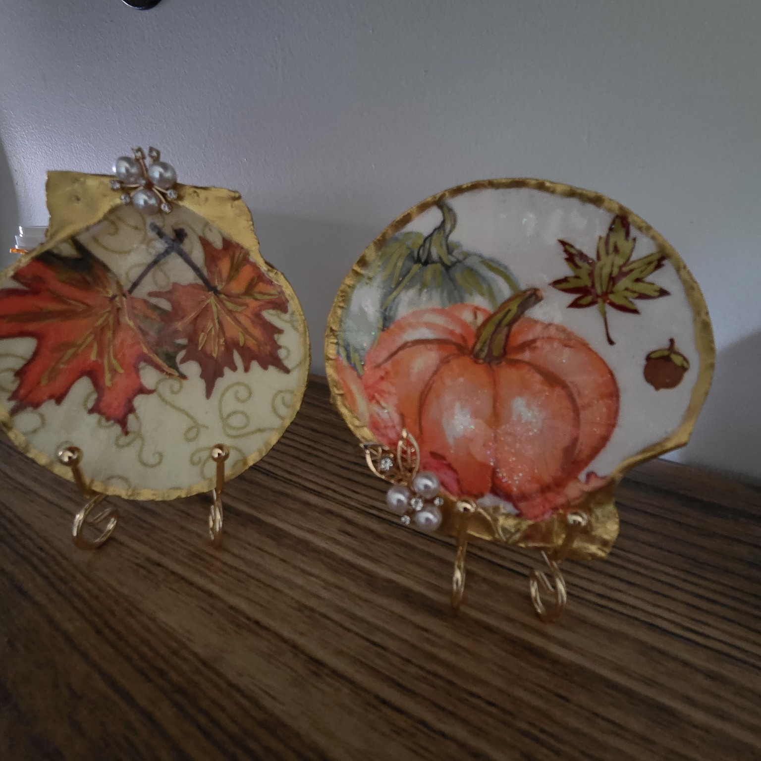 Autumn Pumpkin Pair