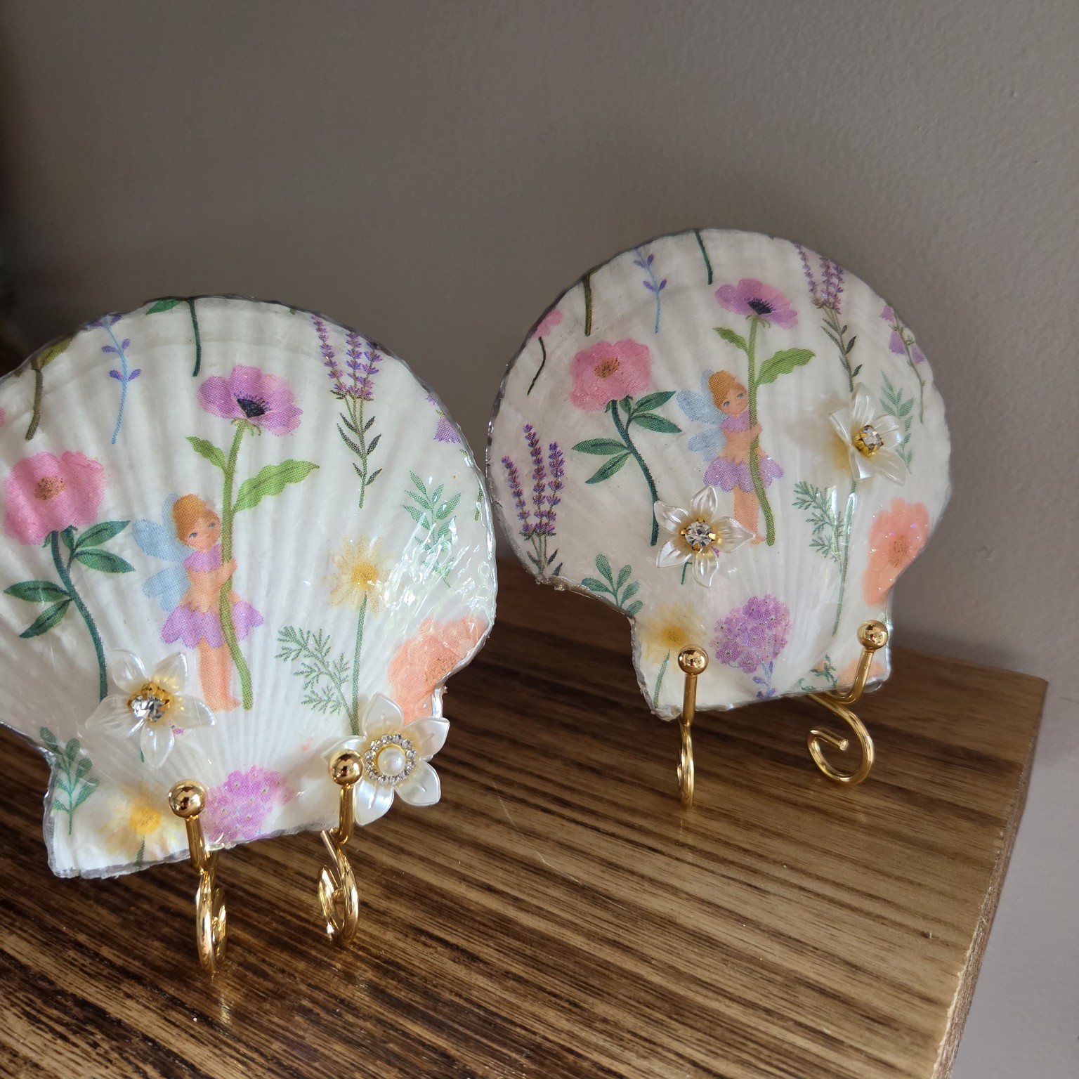 Fairy Garden Shell Pair